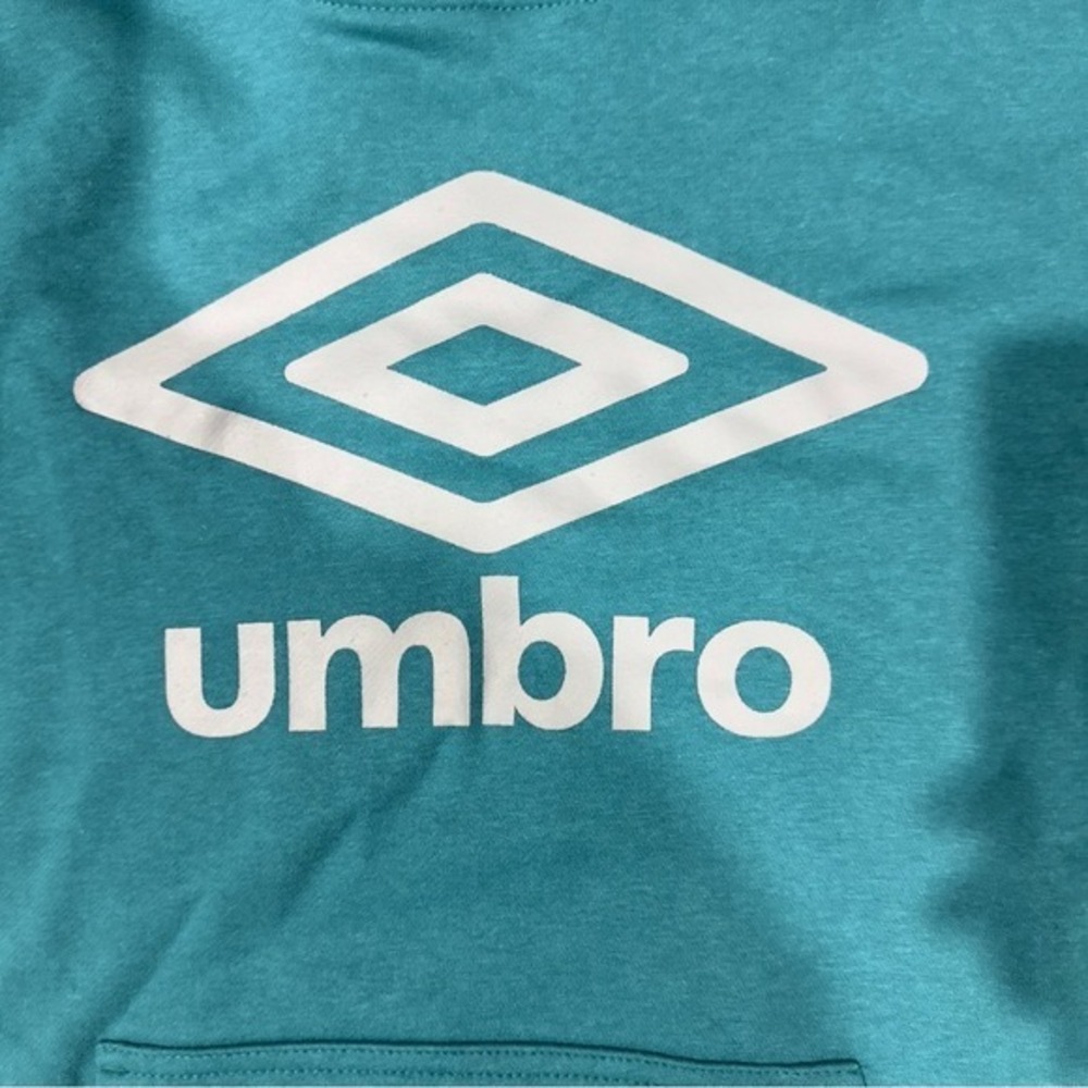Umbro Kids Teal Green Hoodie | Size L | New With Tags - Picture 5 of 7